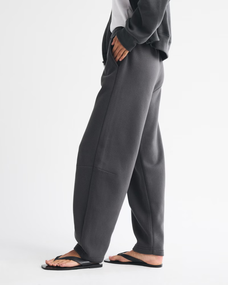Women's High Rise Sunday Barrel Sweatpant | Women's Bottoms | Abercrombie.com | Abercrombie & Fitch (US)