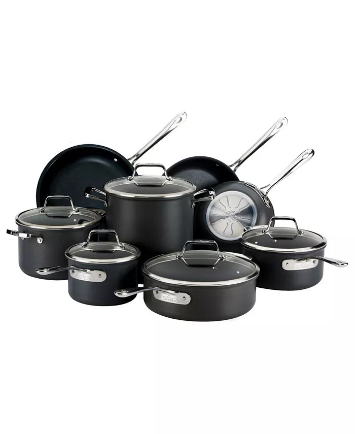 B1 Aluminum Nonstick Cookware Set, 13 Piece | Macy's