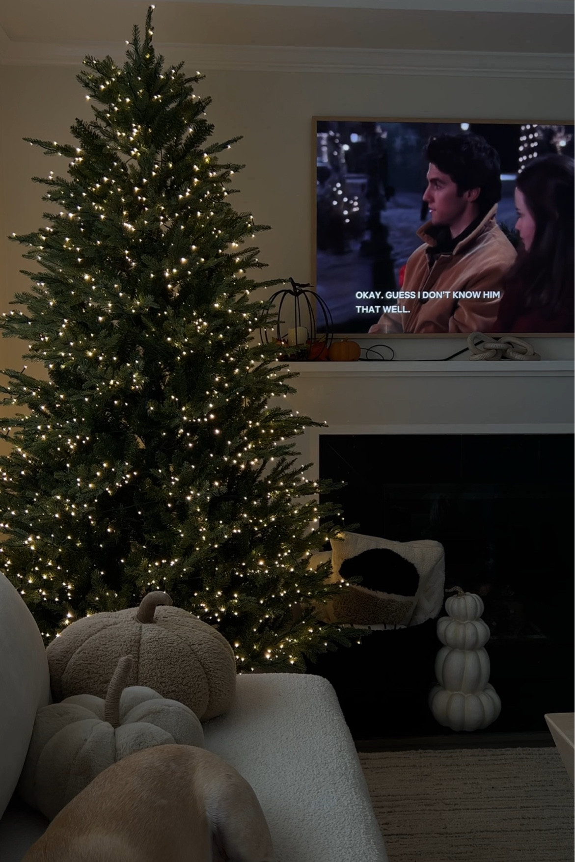 Viral twinkle light Christmas tree! 