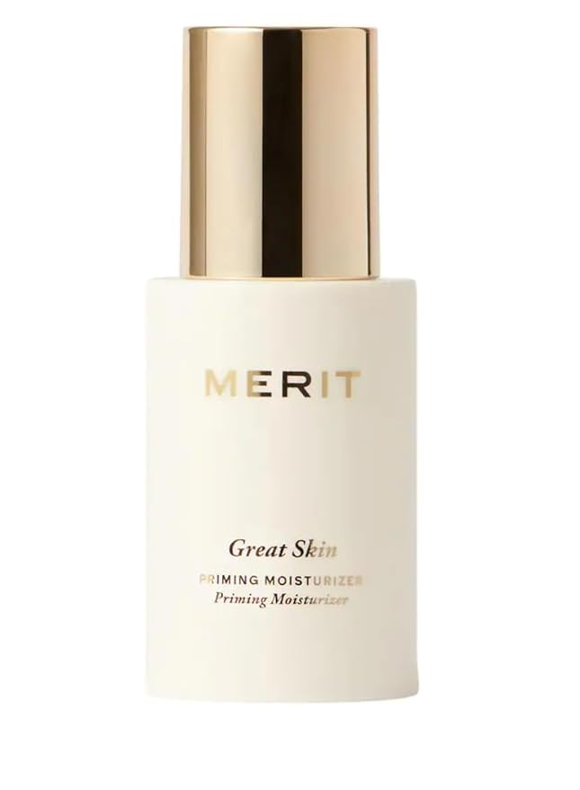 MERIT Great Skin Priming Moisturizer, Lightweight Hydrating Cream with Peptides and Hyaluronic Ac... | Amazon (US)