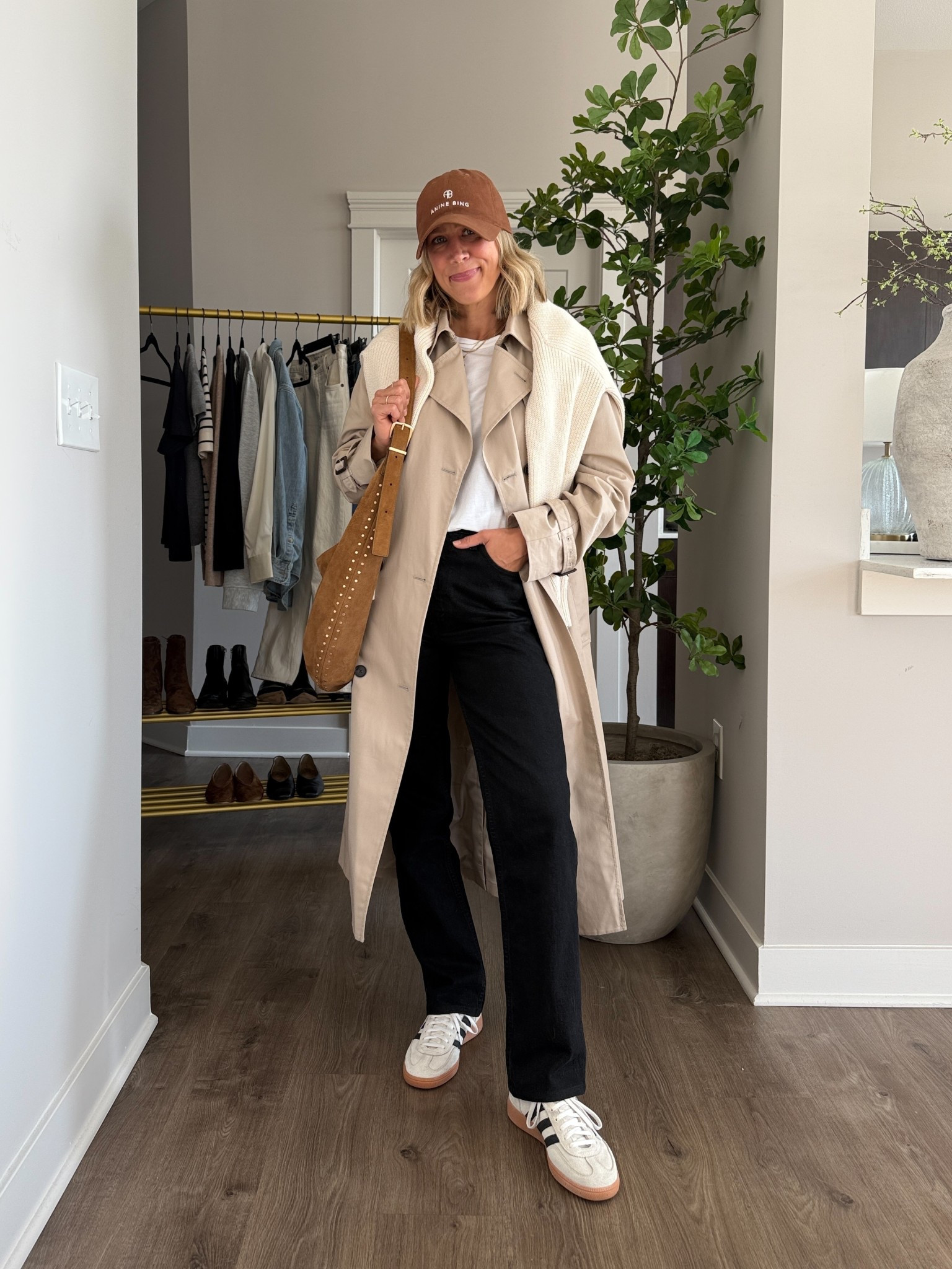 Wearing 26/regular jeans, small tee, small 1/2 zip sweater, small trench coat, sneakers tts

#LTKStyleTip #LTKFindsUnder100 #LTKOver40