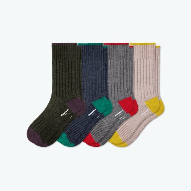 Men's Merino Wool Blend Sweater Calf Sock 4-Pack | Bombas Socks