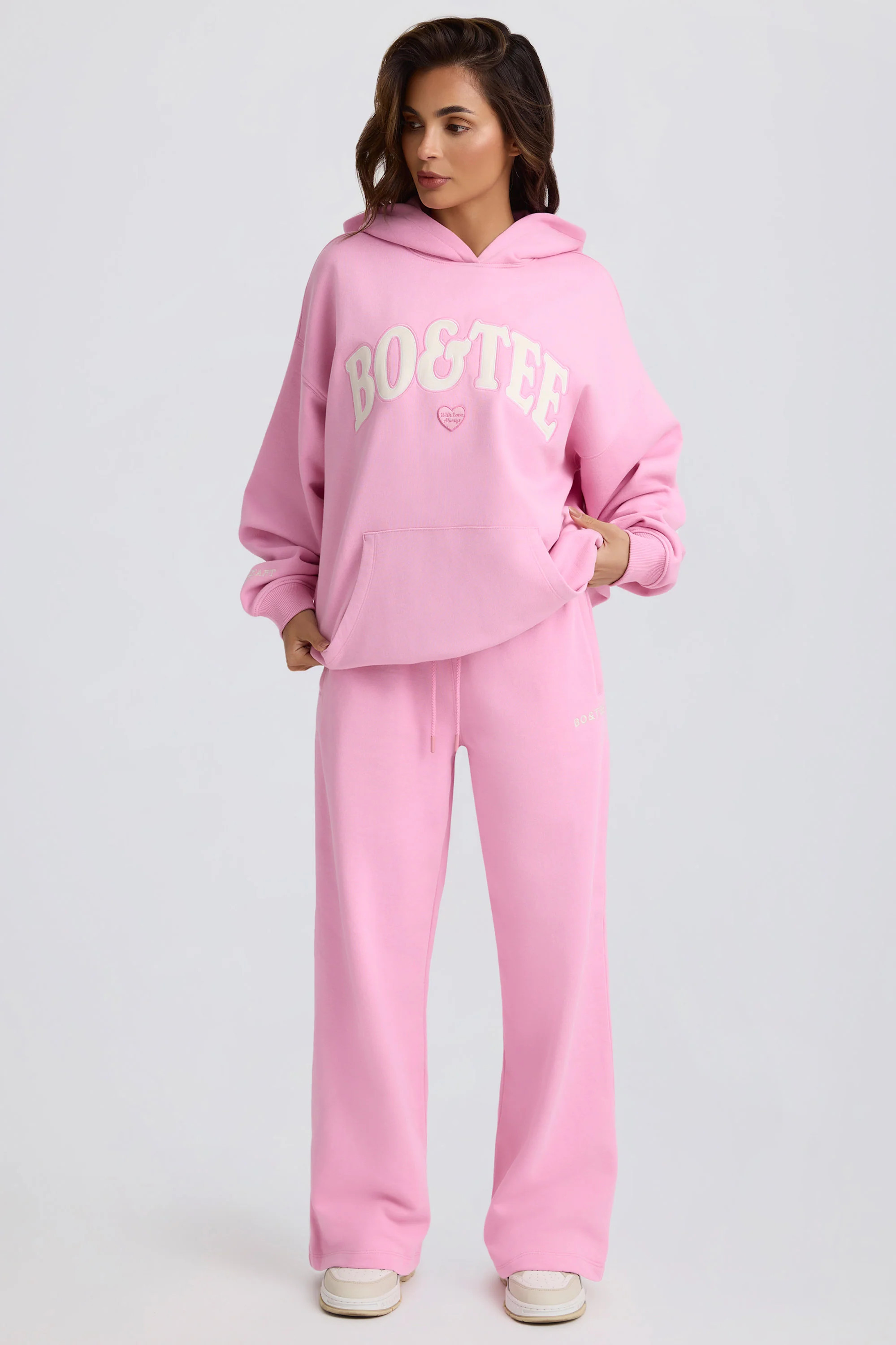 Oversized Hoodie in Baby Pink | Oh Polly