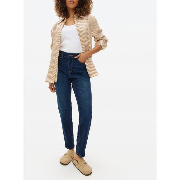 Dark Denim Straight Leg Jeans 20R | Tu Clothing