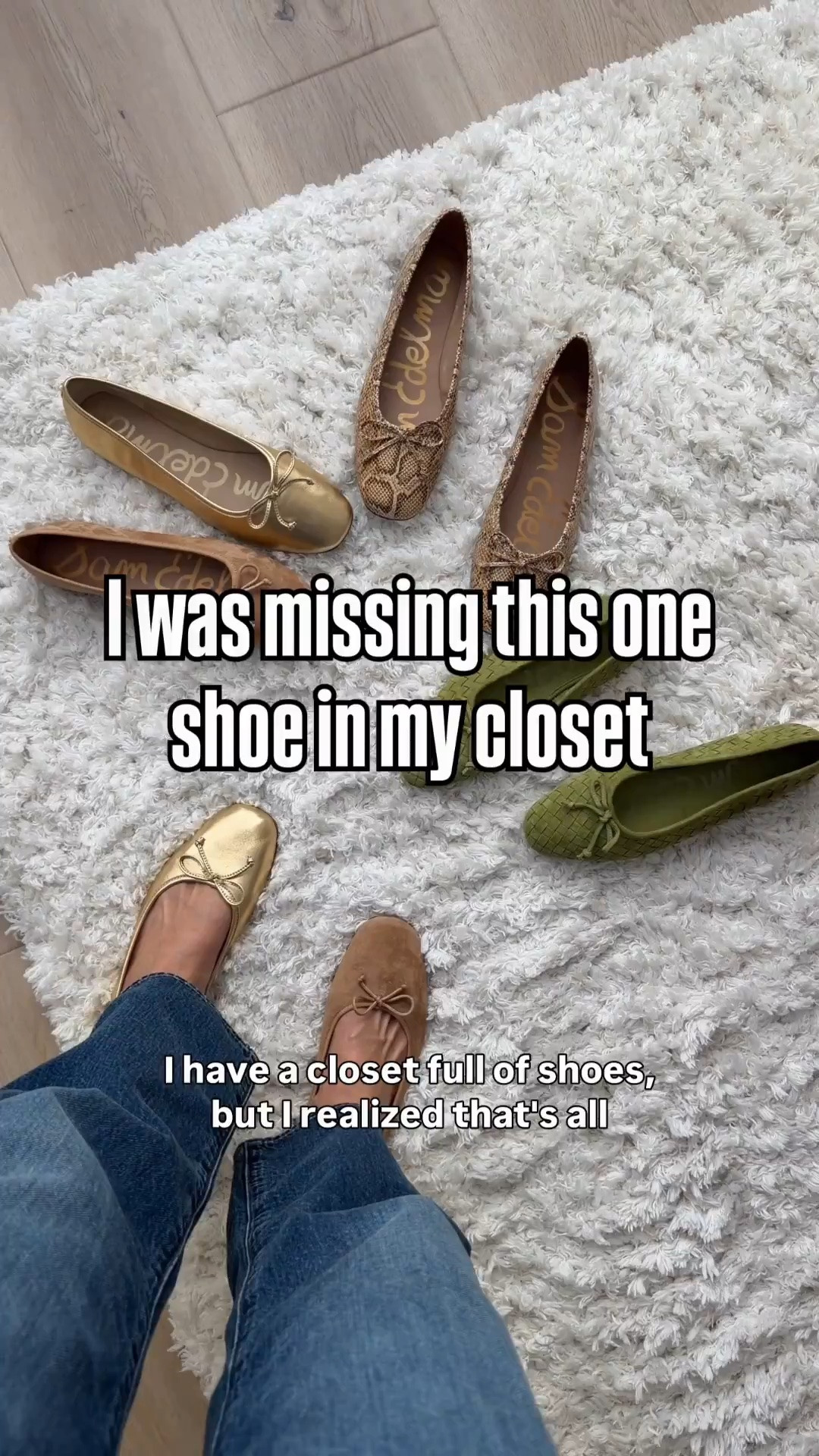 I have a closet full of shoes, but this is the one style I realized I was missing. Ballet flats are back in a big way, and I love how they instantly make denim, trousers, and simple fall outfits feel more feminine.

ballet flats, fall flats, women’s flats, fall shoes, everyday shoes, classic flats, metallic flats, neutral flats, fall footwear, denim outfit, women’s fall style, annabrstyle

#LTKootd #LTKSeasonal #LTKOver40