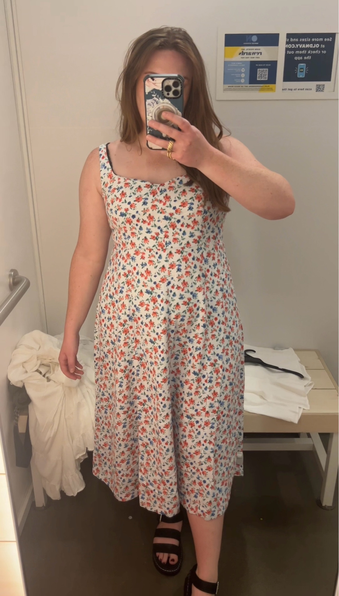 Cute spring floral midi dress! 

#LTKstyletip #LTKmidsize #LTKfindsunder50