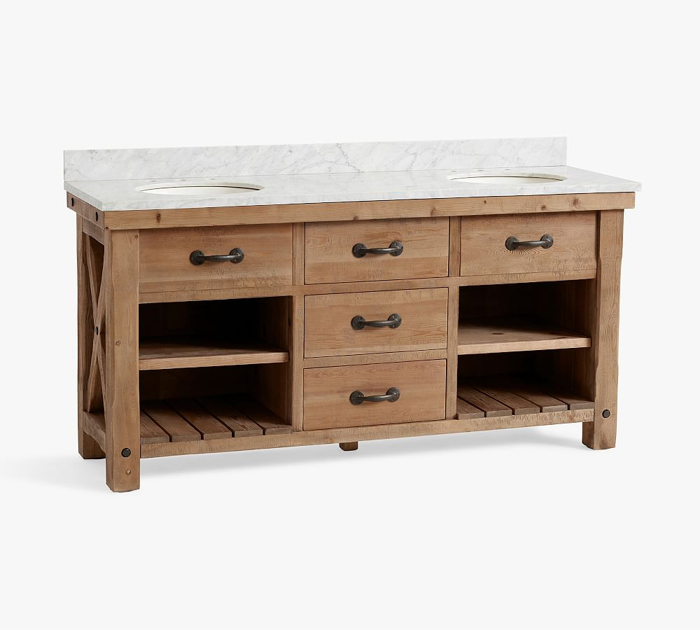 Benchwright 72" Double Sink Vanity | Pottery Barn (US)