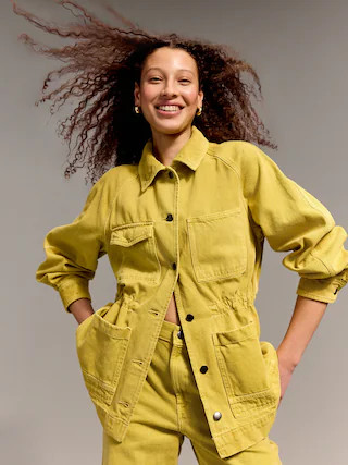 Old Navy x Christopher John Rogers Chore Utility Jean Jacket | Old Navy (US)