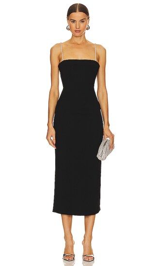 Dion Embellished Maxi Dress in Black | Revolve Clothing (Global)