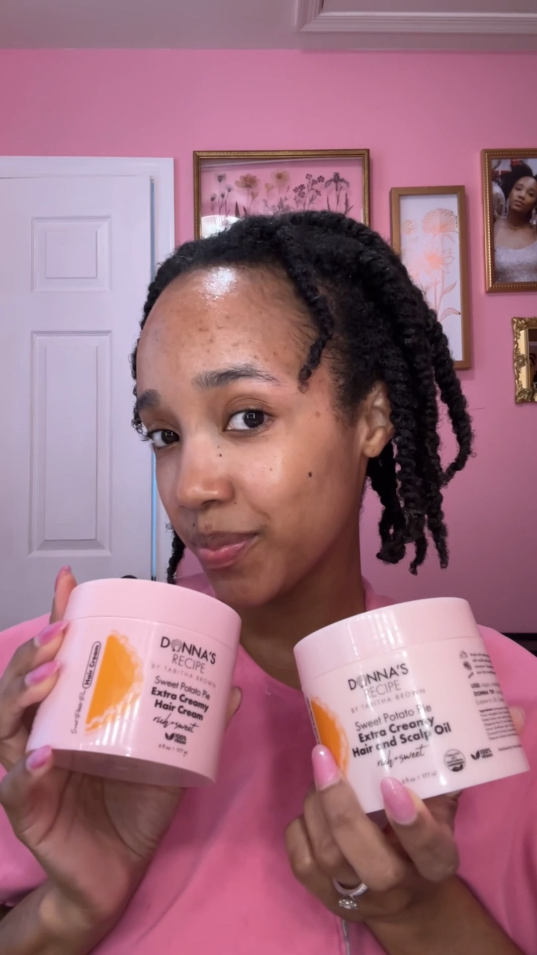 Twisting my hair for the week with Donna’s Recipe 💖 #donnasreceipe #haircream #twisthairstyle #naturalhair #type4hair 

#LTKBeauty