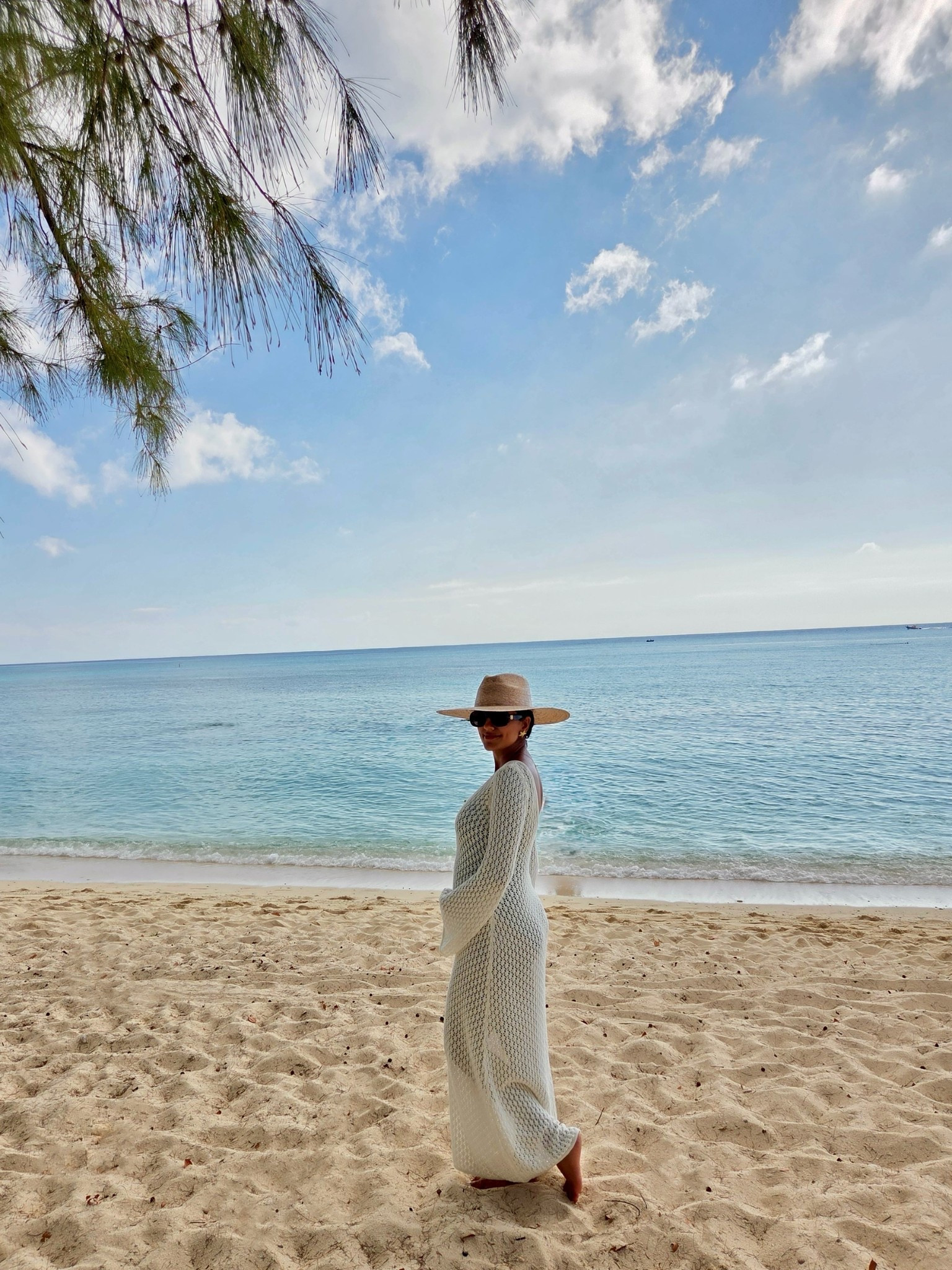 Beach cover up - wearing a size small
