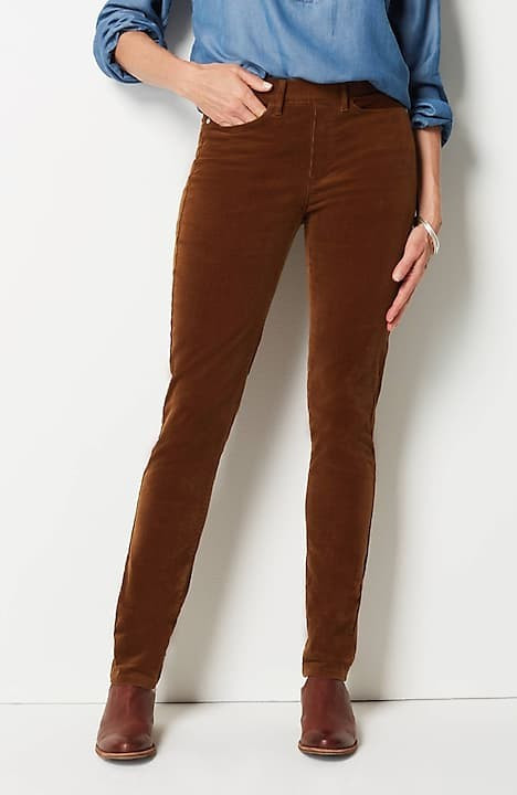 Pull-On Corduroy Boyfriend Jeans | J. Jill