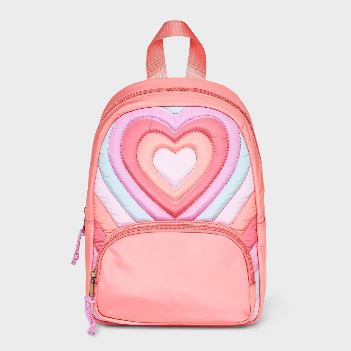 Toddler Girls' Quilted Heart Backpack - Cat & Jack™ Pink | Target