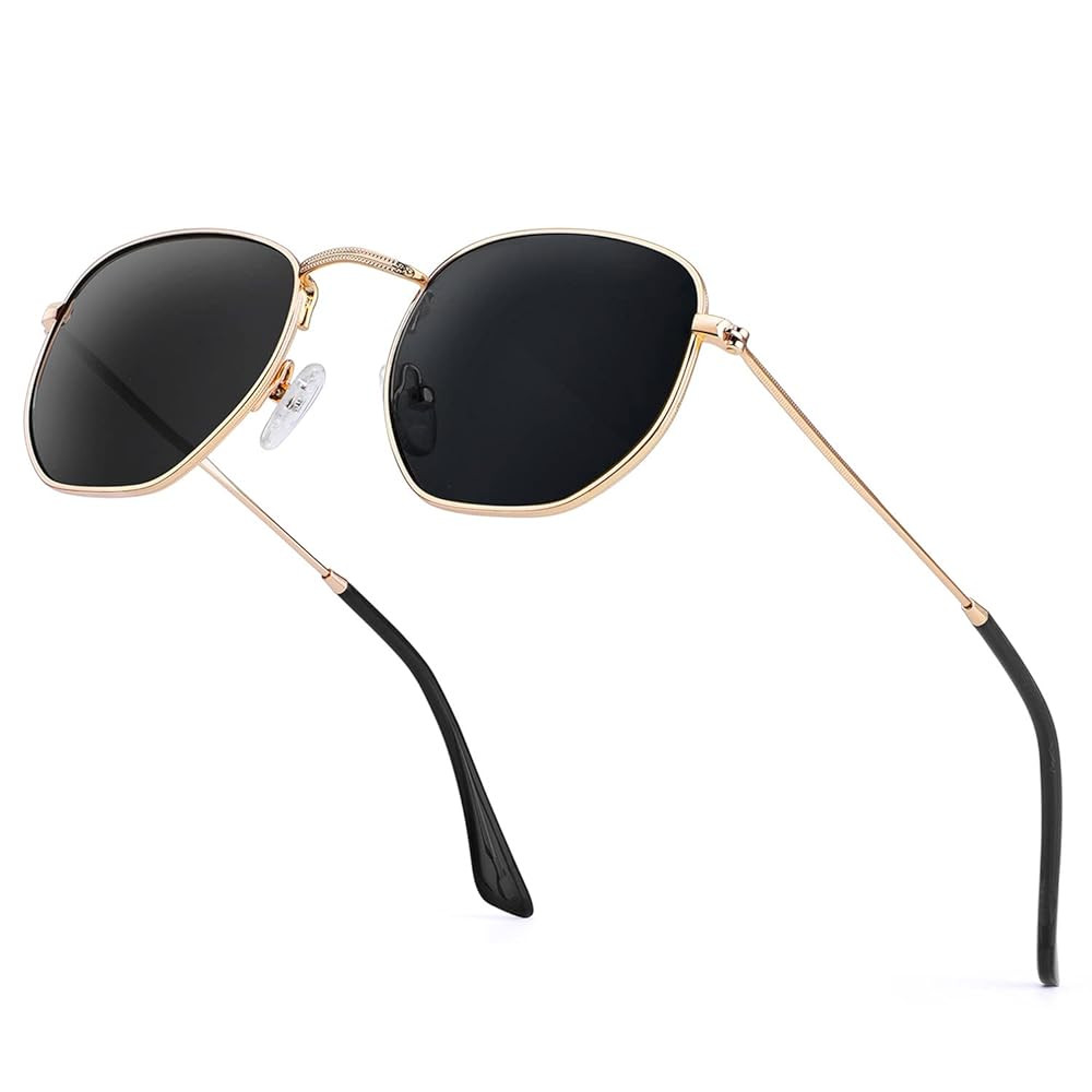 KALIYADI Hexagon Sunglasses For Women Men Polarized, Square Sunglasses For Womens Sun Glasses UV ... | Amazon (CA)