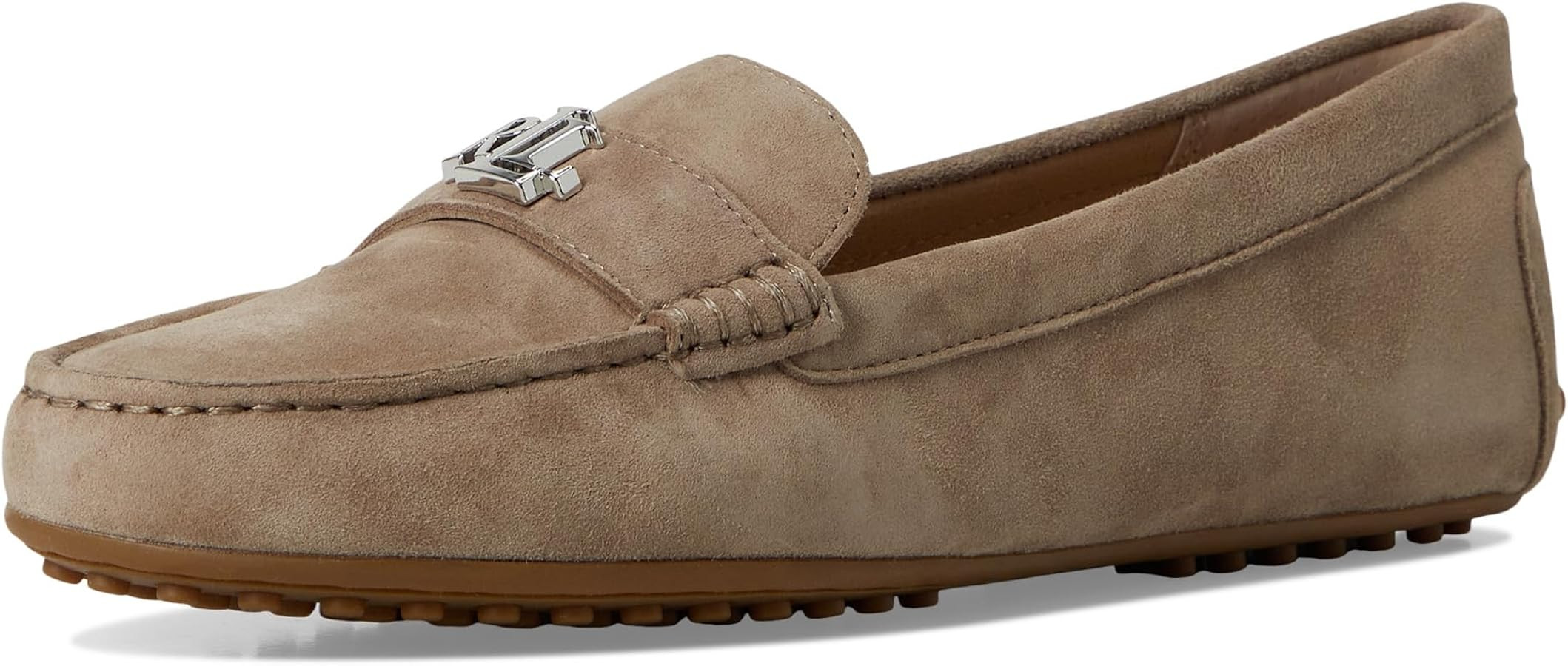 Lauren Ralph Lauren Womens Barnsbury Suede Loafer | Amazon (US)