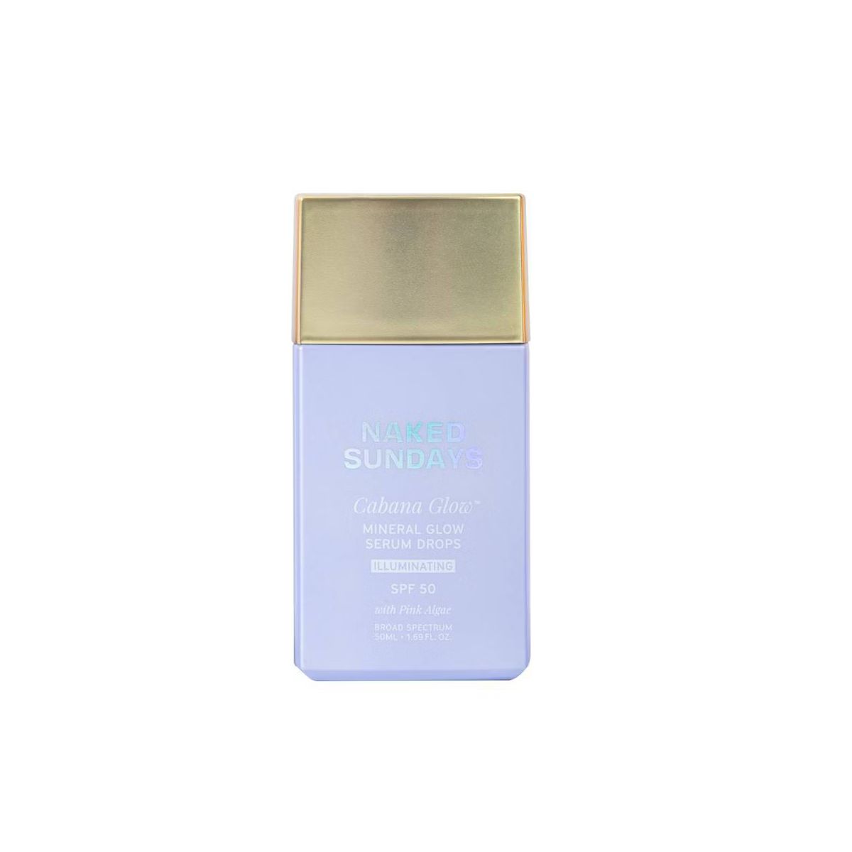 Naked Sundays Cabana Glow Mineral Glow Face Serum Drops - SPF50 - Illuminating - 1.69 fl oz | Target