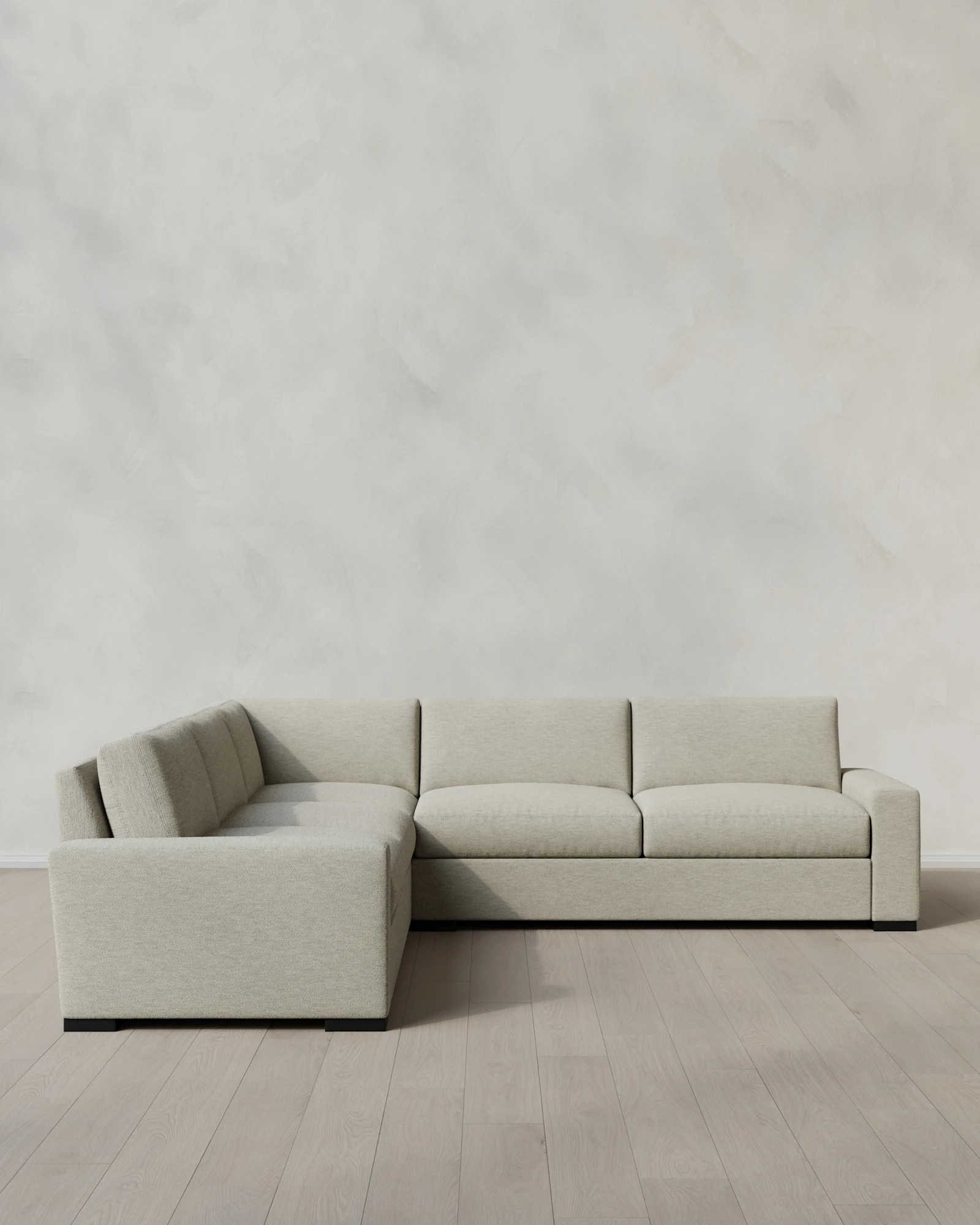 Stillman L Sectional in Performance Basketweave | Quince