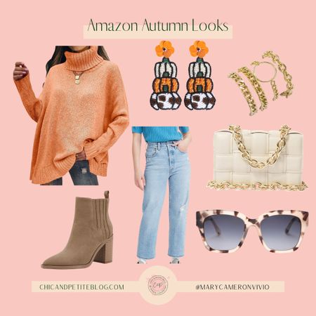 Amazon Autumn Look, Fall Fashion, Western Booties, Fall Earrings

#LTKunder50 #LTKunder100 #LTKSeasonal