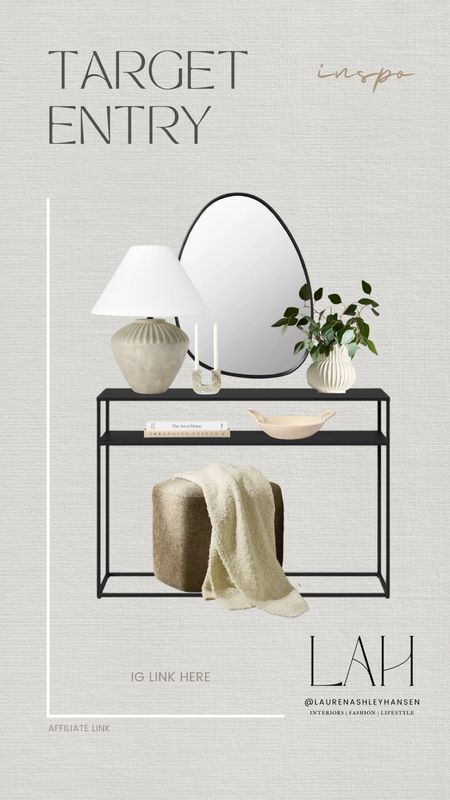 Entryway console styling inspiration! This target console is one of my favorite pieces we have in our home. It’s currently on sale and only $100!! I styled the rest of this table with some new Studio McGee x Threshold finds and love the neutral simplicity! 

#LTKSaleAlert #LTKStyleTip #LTKHome