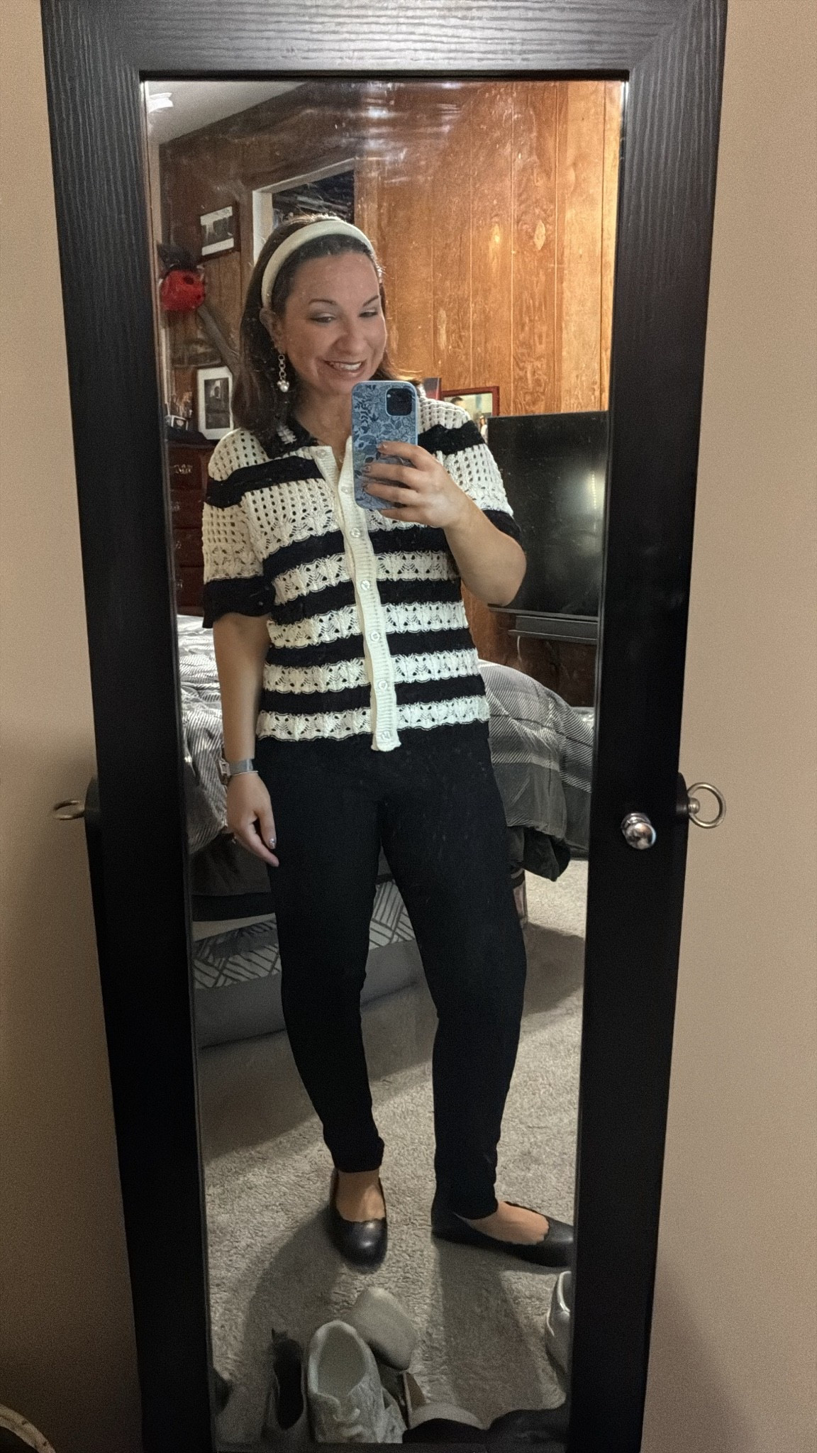 Friday eve work ootd - top fits true to size small

#LTKootd #LTKPetite #LTKSaleAlert