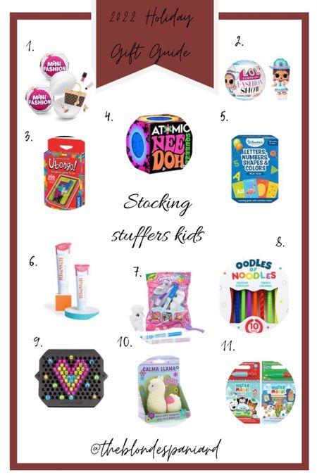 Christmas Stocking stuffer gift Guide for kids 2022 

#holidaygiftguide #christmasgiftideas #giftsforkids #giftsforhim #giftsforher #christmasgiftguide #babygiftz
#stockingstuffers 

Follow my shop @TheBlondeSpaniard on the @shop.LTK app to shop this post and get my exclusive app-only content!

#liketkit 
@shop.ltk
https://liketk.it/3WtJY

#LTKHoliday #LTKSeasonal #LTKGiftGuide #LTKHoliday #LTKGiftGuide #LTKSeasonal