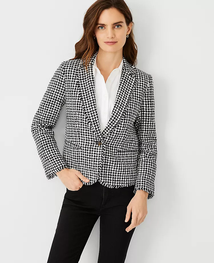 The Newbury Blazer in Tweed | Ann Taylor (US)