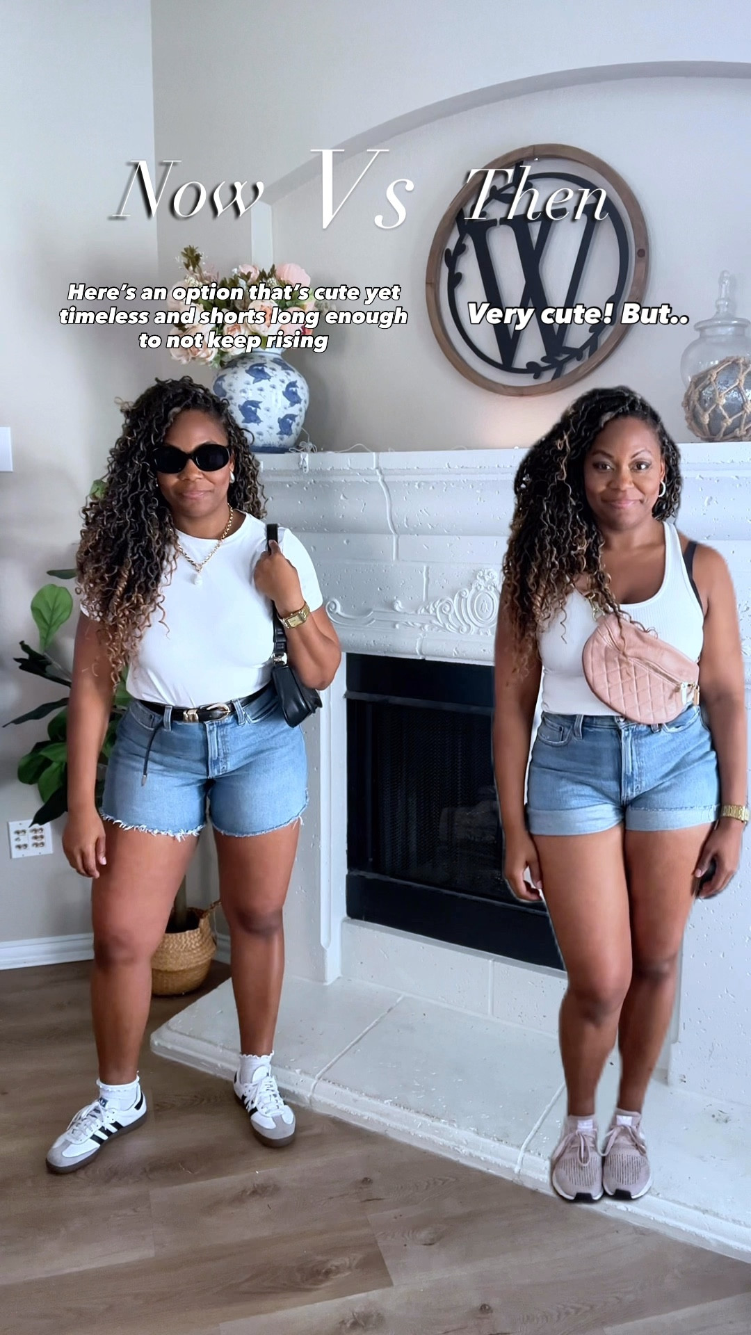 Elevated denim shorts, classic outfit option

#LTKmomlife #LTKootd