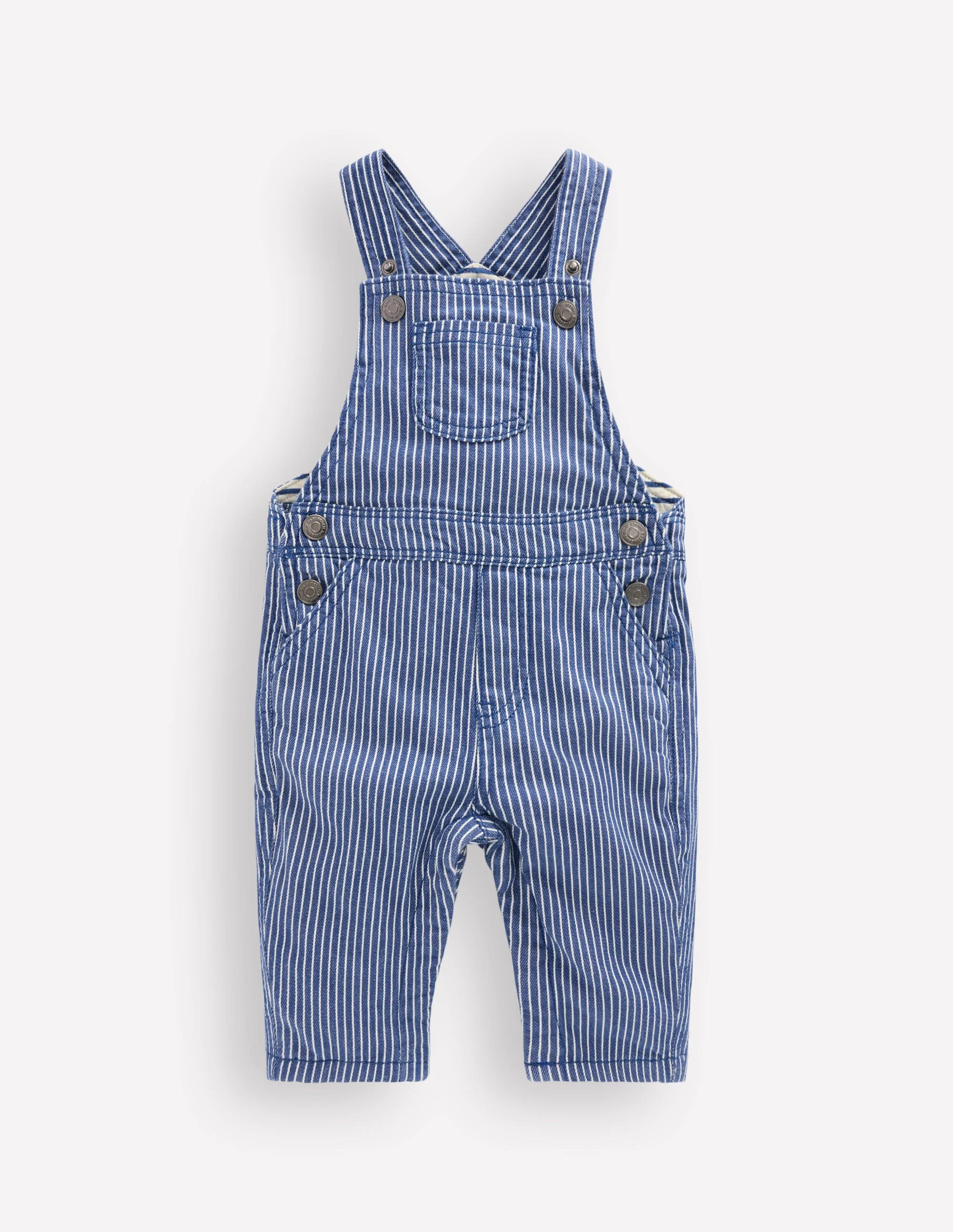 Woven Dungaree-Navy Ticking Stripe | Boden (US)