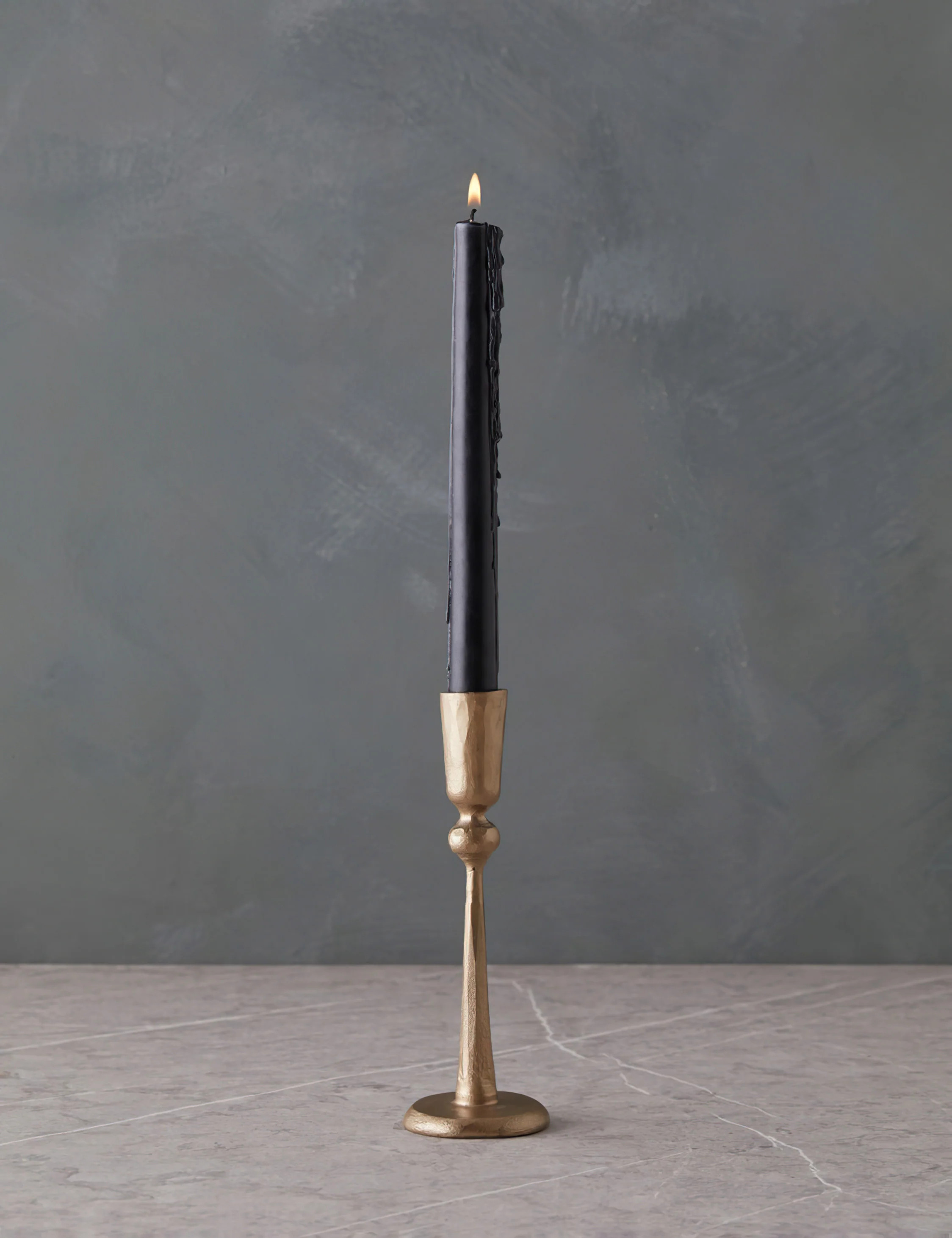 Hand-Forged Iron Taper Candle Holder | Lulu and Georgia 