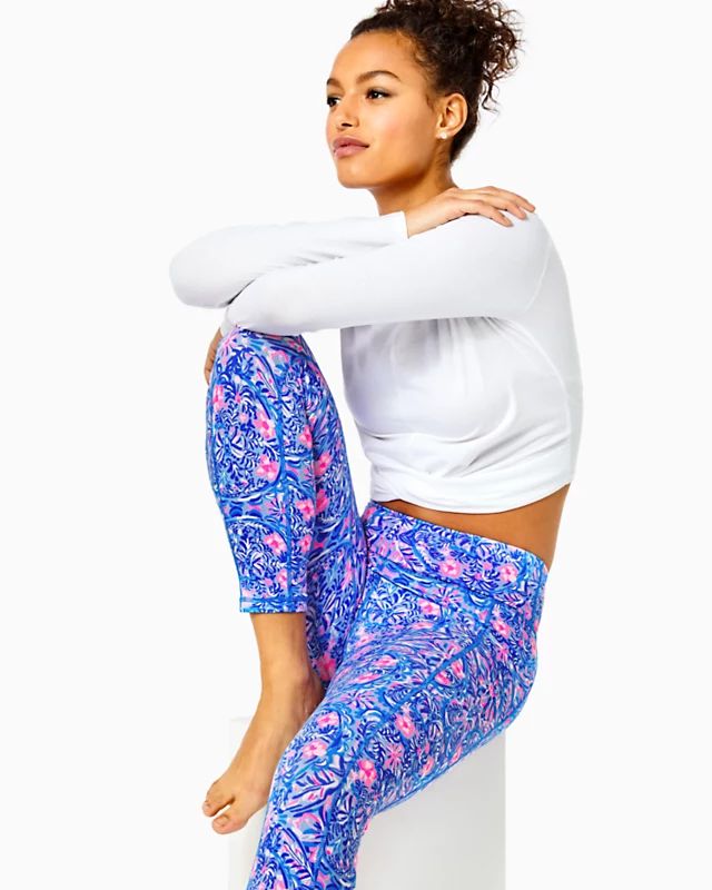 UPF 50+ Luxletic 24" Weekender Mid-Rise Midi Legging | Lilly Pulitzer