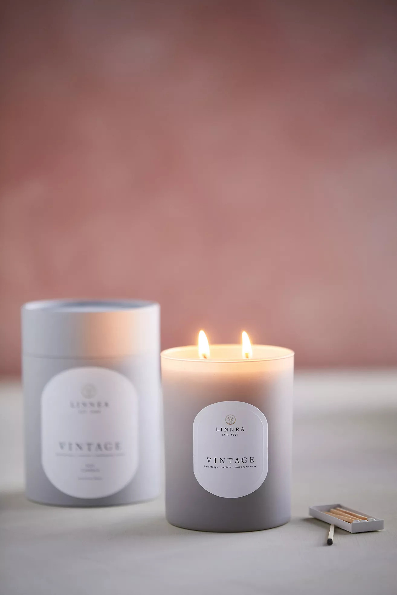 Linnea Recycled Glass Candle, Vintage | Anthropologie (US)