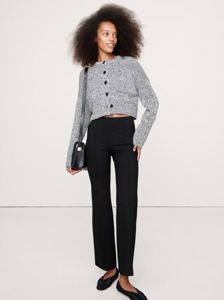 Crop Flare Everywhere Ponte Pull-On Pant | Banana Republic (CA)