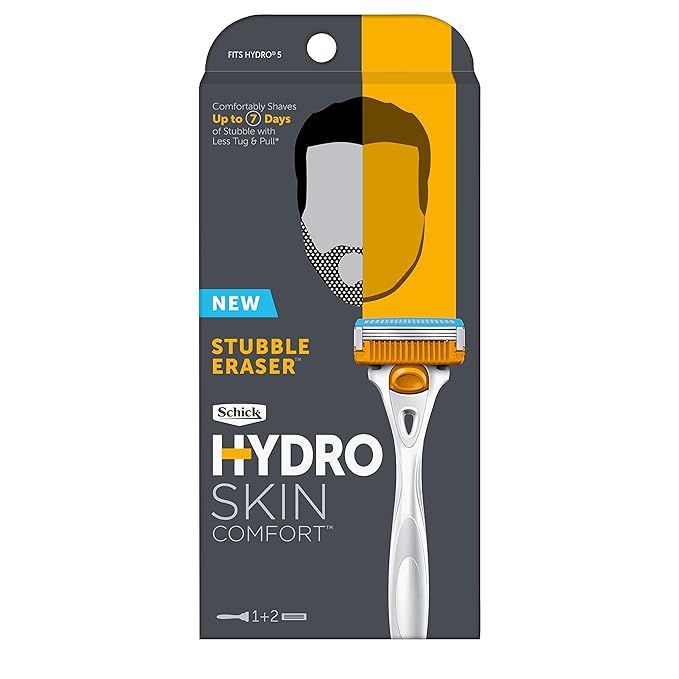 Schick Hydro Skin Comfort Stubble Eraser Razor & 2 Refills, 1Count | Amazon (US)