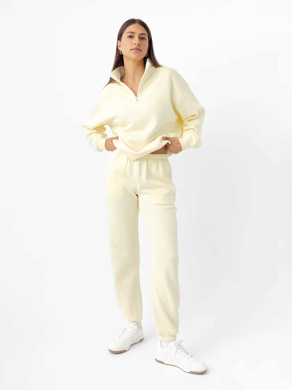 Women's CityScape Quarter Zip | Cozy Earth