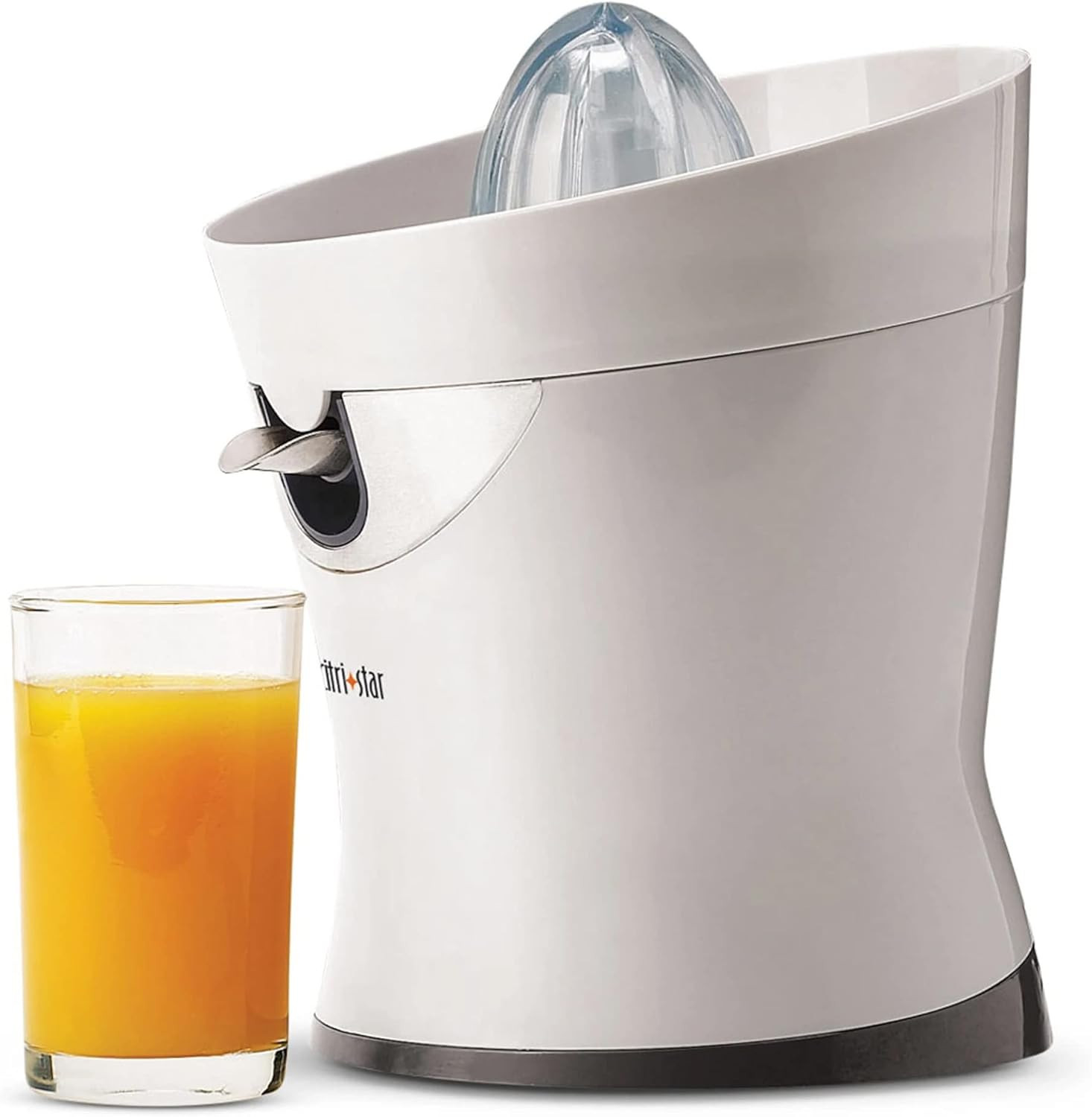 Tribest CitriStar CS-1000 Electric Citrus Juicer with Stainless Steel Strainer and Spout (White) | Amazon (US)