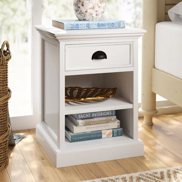 Sorrento 1 - Drawer Solid Wood Nightstand | Wayfair North America