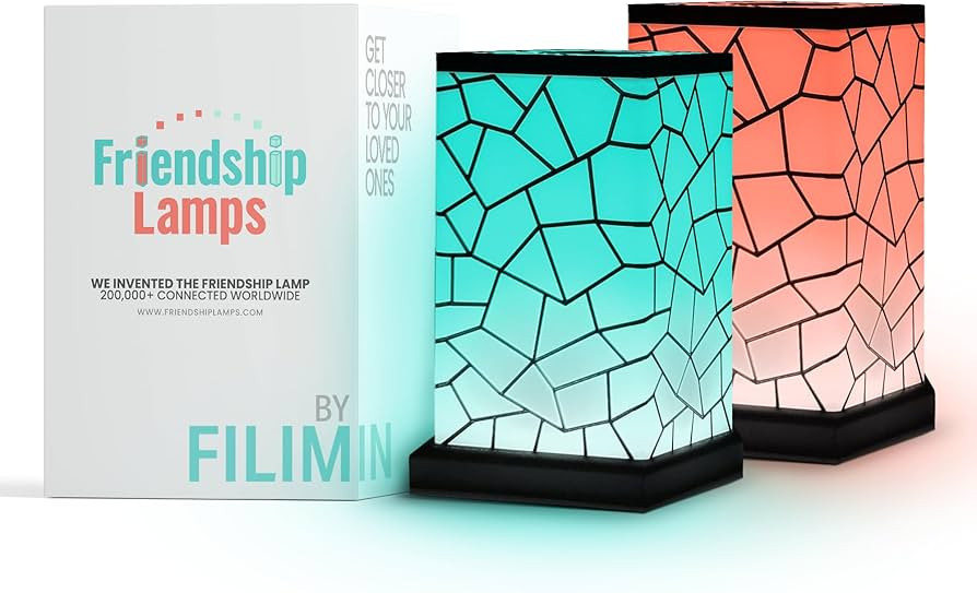 Friendship Lamp® by Filimin Classic - Best Friend Lamps Wi-Fi Touch Lamp LED Light for Long-Dist... | Amazon (US)