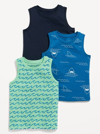 3-Pack Unisex Printed Tank Top for Toddler | Old Navy (US)