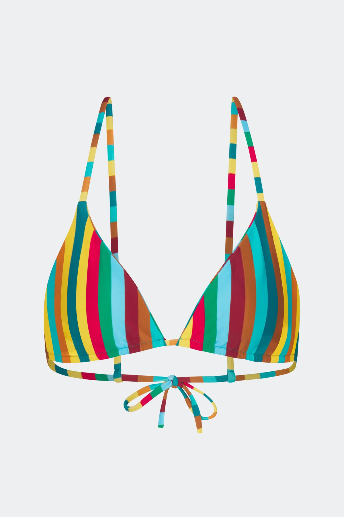 Bwai Bikini Top In Vibrant Multi Stripe | Simon Miller