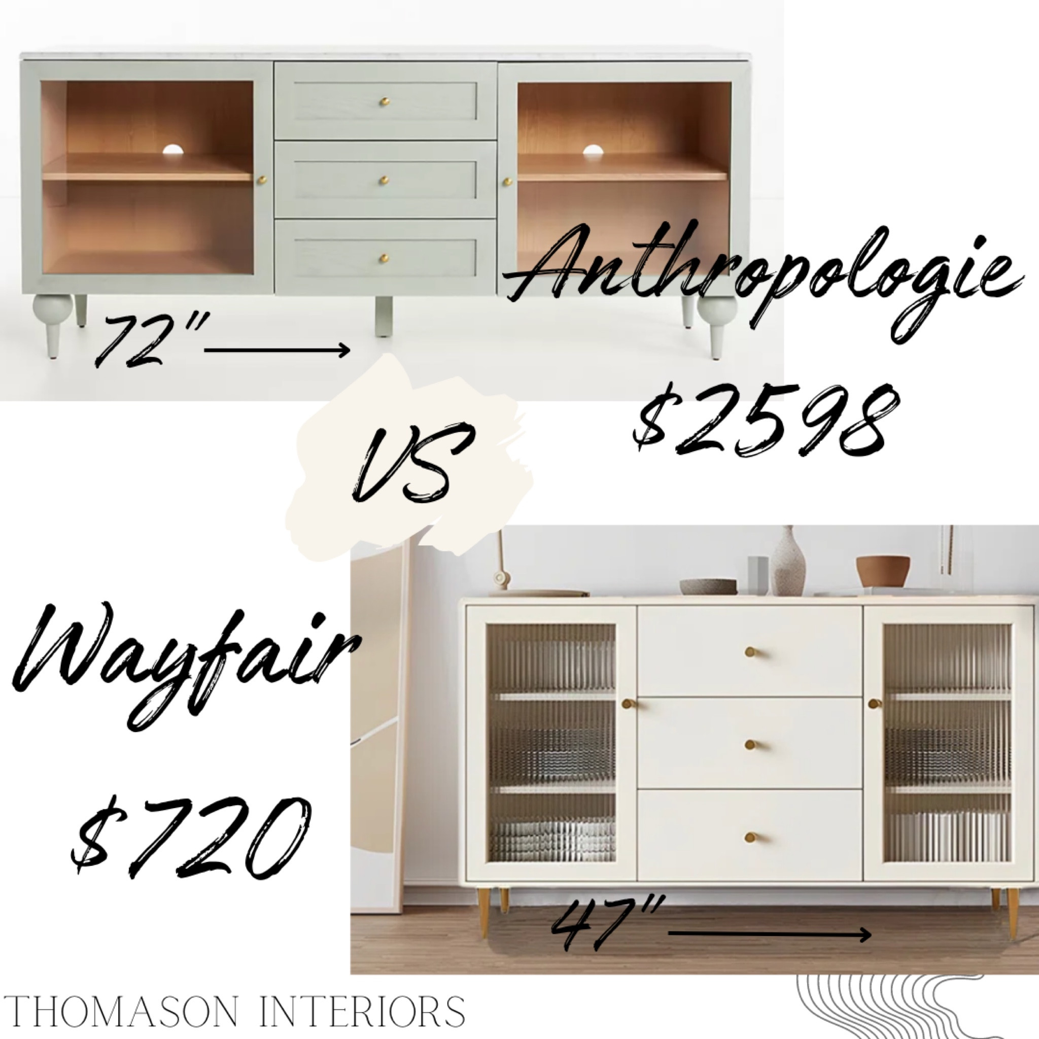 Anthro vs Wayfair 

#LTKhome #LTKFind #LTKxAnthro