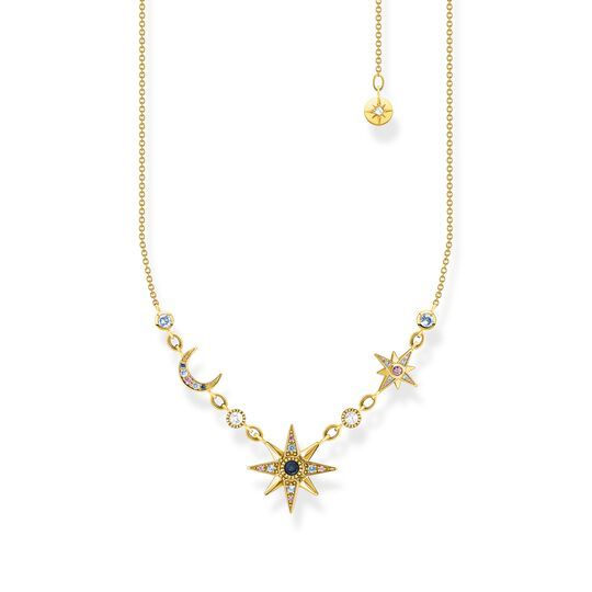Necklace Royalty star & Moon gold | Thomas Sabo (UK)
