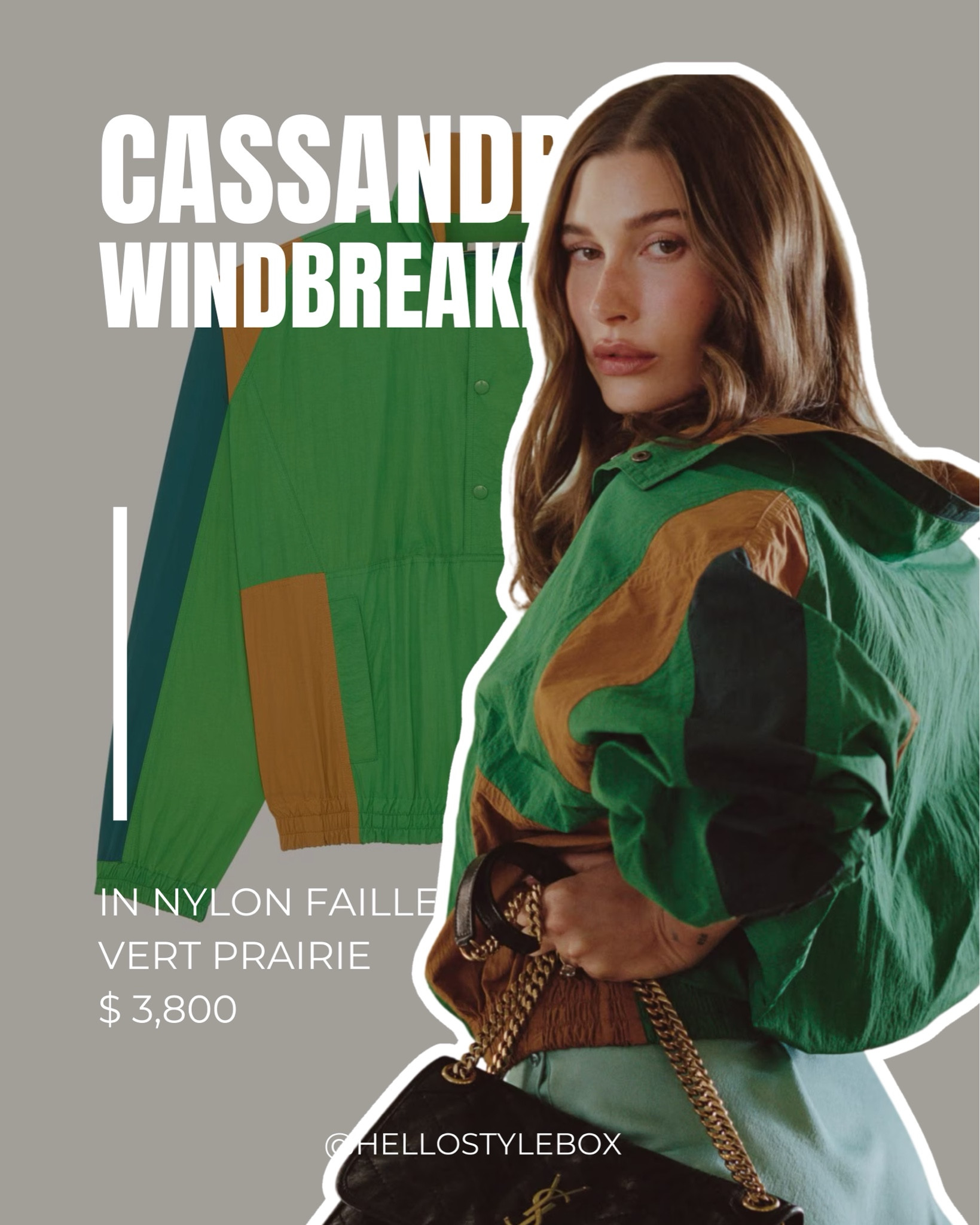 SAINT LAURENT X HAILEY BIEBERS 
The Big Comeback of Windbreakers
The '80s Are Back 

#LTKsummer #LTKeurope