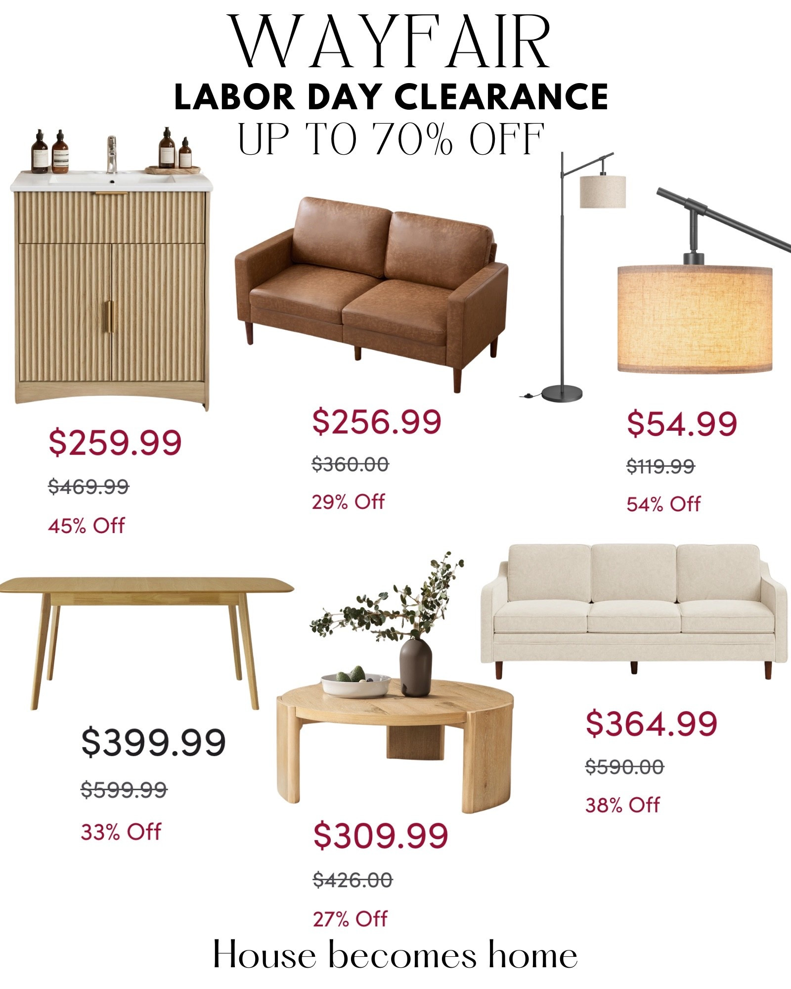 Wayfair Labor Day clearance! Up to 70% off!

#LTKSeasonal #LTKSaleAlert #LTKHome