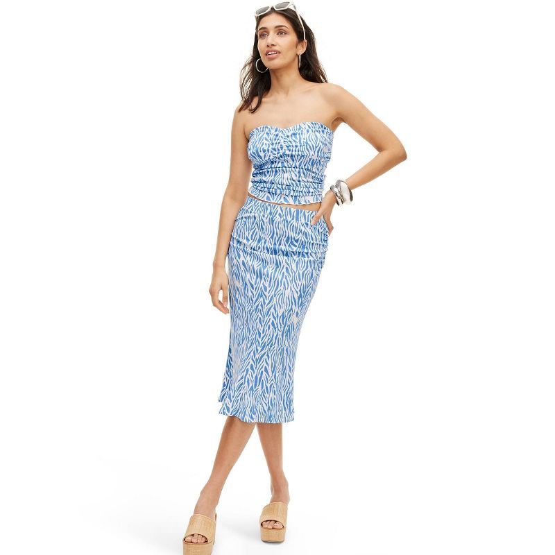 Women's Sea Twig Blue Tube Top - DVF for Target | Target