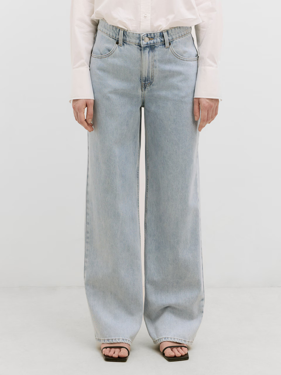 EDITED Wide leg Jeans 'Maleah' in Blauw Denim | ABOUT YOU | ABOUT YOU NL
