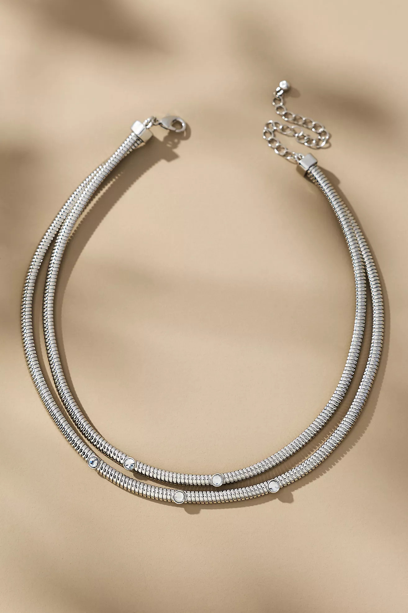 Crystal Double Collar Necklace | Anthropologie (US)