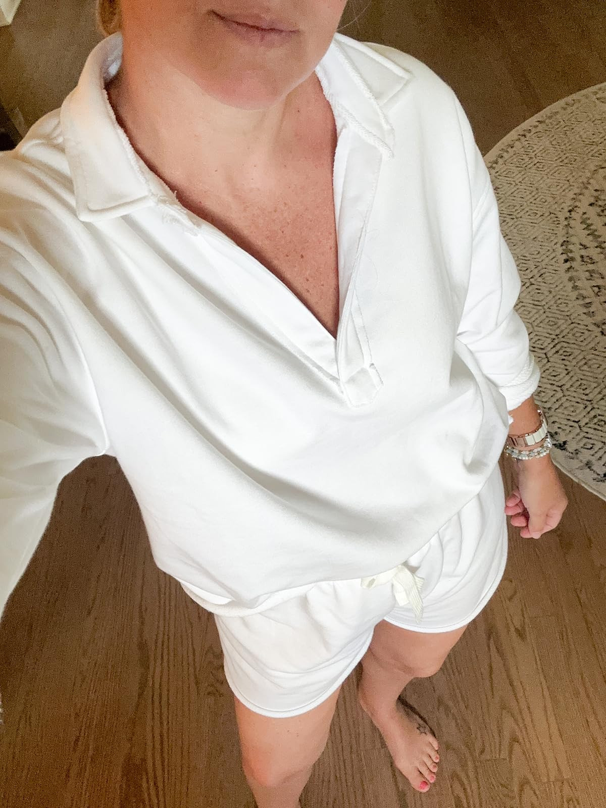 Yioaga 2 Piece Sets for Women Casual Nantucket Travel Set Long Sleeve Patrick Pullover Sweatshirt Shorts Comfy Outfits | Amazon (US)