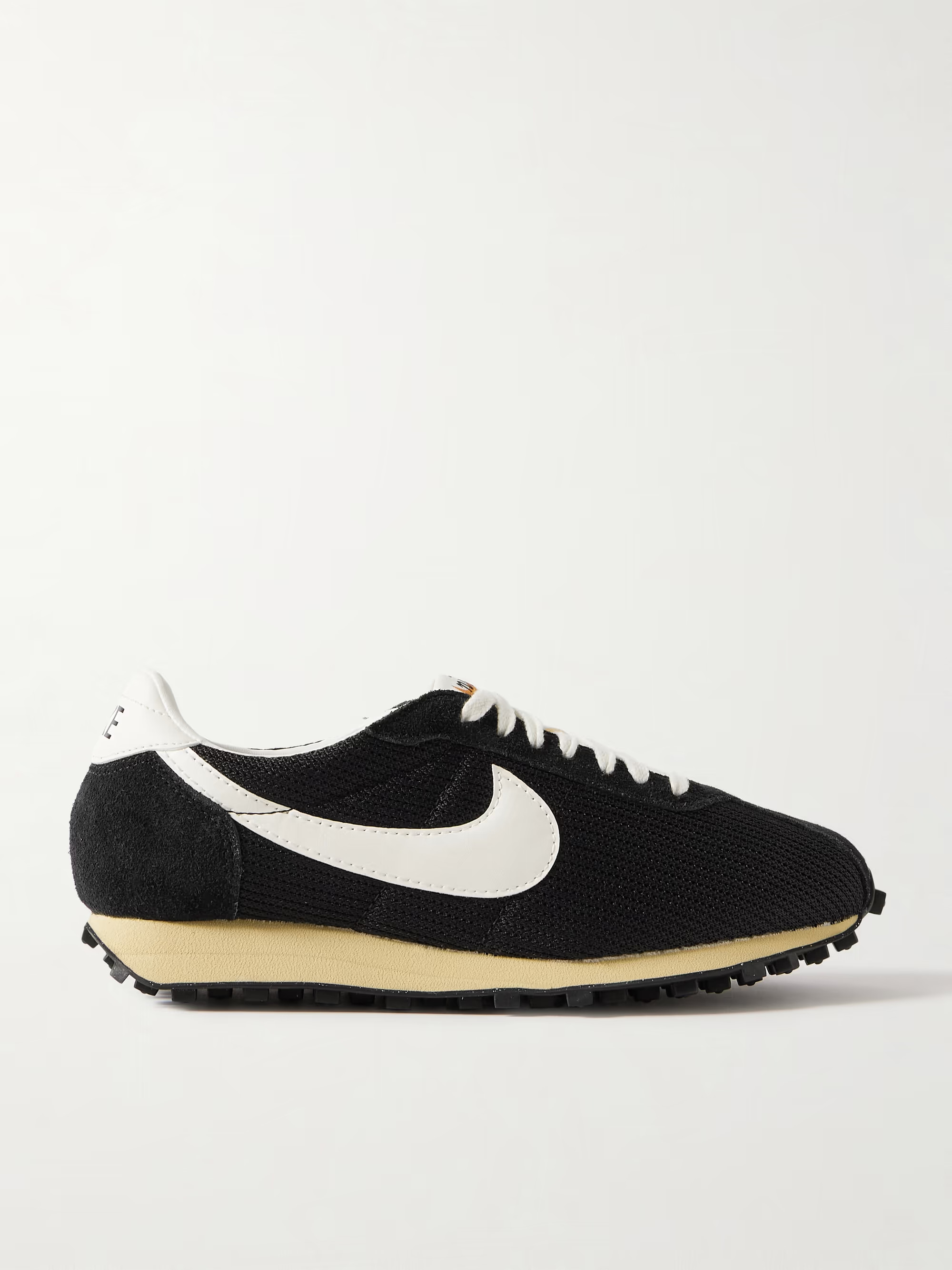 LD-1000 leather and suede-trimmed mesh sneakers | NET-A-PORTER (UK & EU)