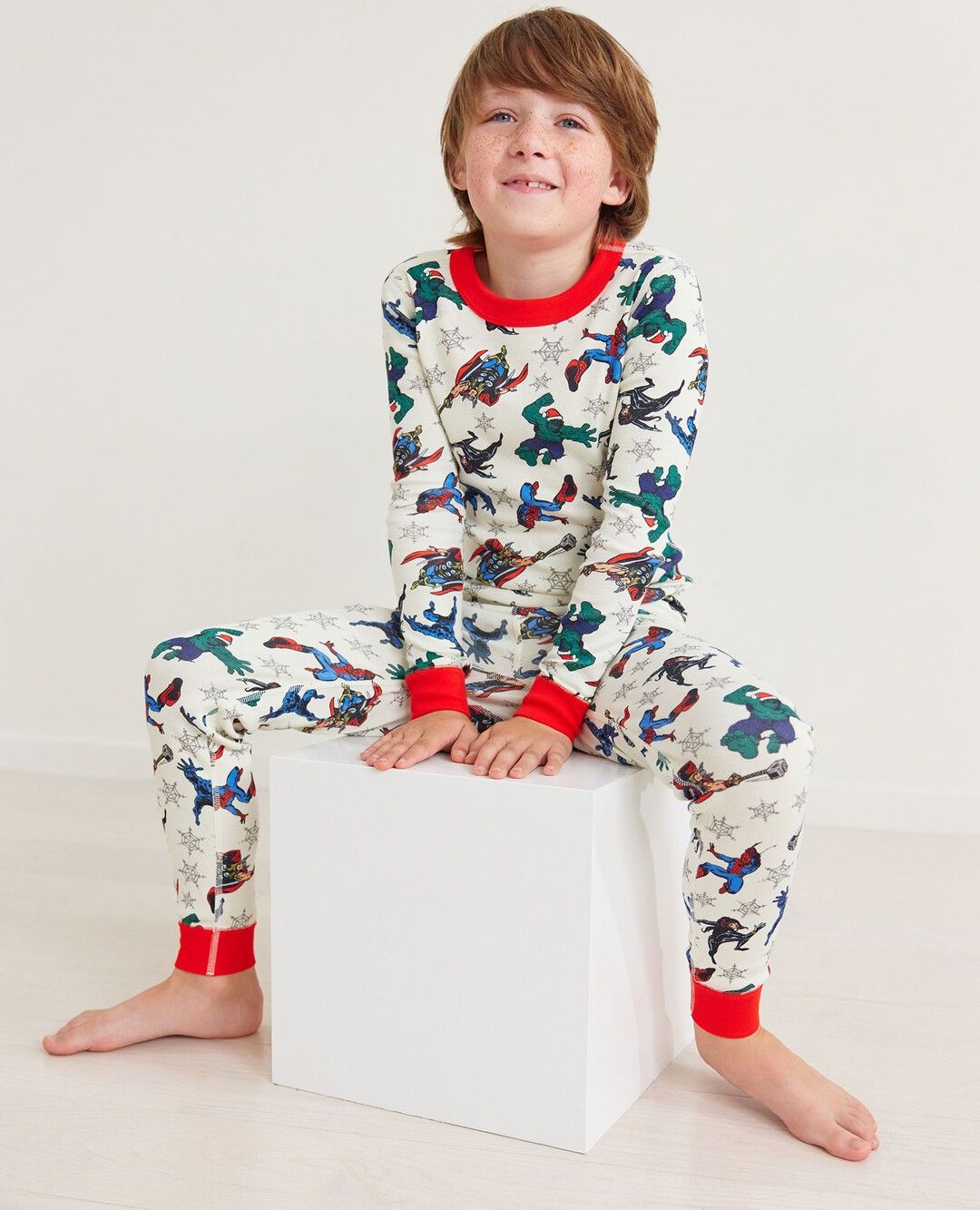 Marvel Avengers Holiday Long John Pajama Set | Hanna Andersson