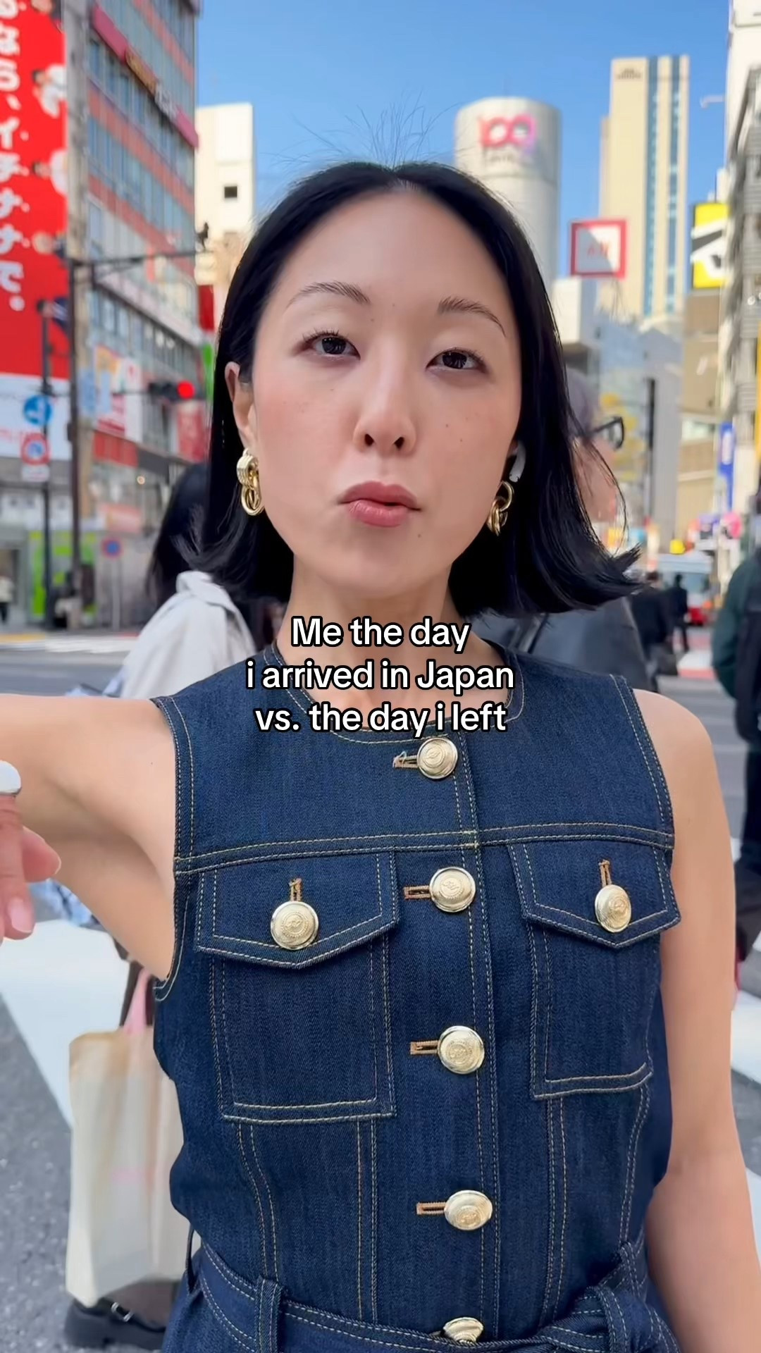 TRANSITION👱🏼‍♀️🇯🇵japan denim outfits for petite girls!